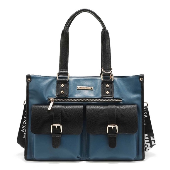 Nicole Lee USA Multi Pocket Messenger Bag